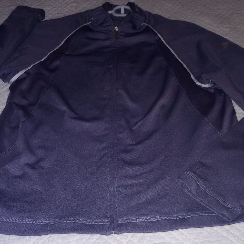 Adidas Clima365 Purple Warm-up Track Jacket ~L**~
